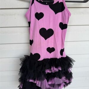 Ooh! La, La! Couture Pink and Black Heart Dress